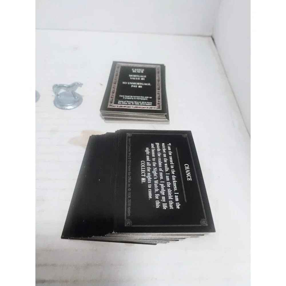 PARKER BROTHERS GAME OF THRONES MONOPOLY REPLACEMENT PIECE LOT READ!!!!